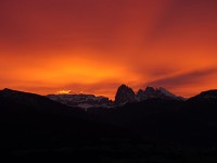 Morgenrot Ausblick Parndlehof